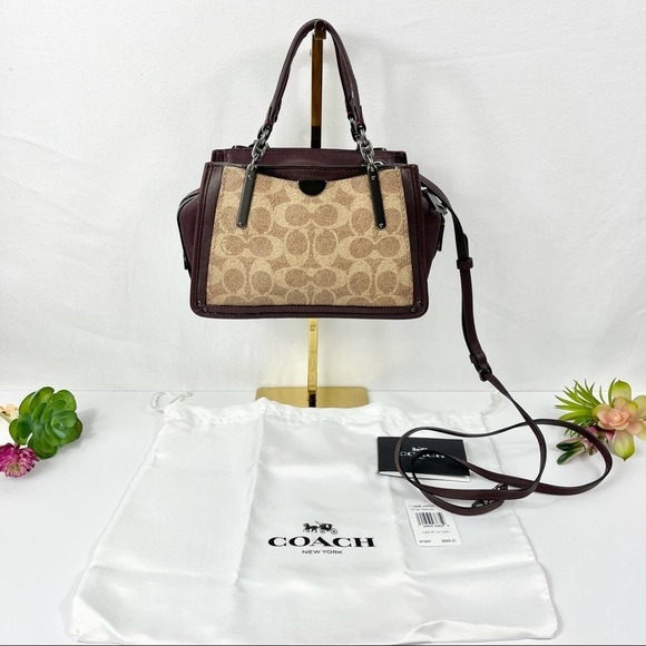 NEW Coach Limited Edition Dreamer 21” in Signature Canvas Rexy Yeti Out Satchel - Picture 4 of 12